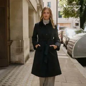 아쿠아스큐텀 25FW 여성 헝가리구스 발마칸 다운코트