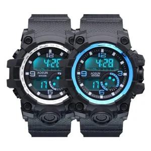 TC2 전자시계 디지털시계 방수시계 손목시계 AO-1901B LED손목시계