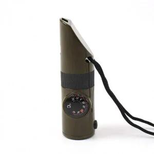 LED 나침반 호루라기 생존용 캠핑용 멀티기능 안전호각