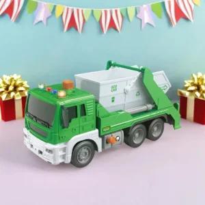 MERX 청소차 쓰레기차 중장비 자동차 사운드 라이트 트럭 미니카 환경보호 미화원 역할