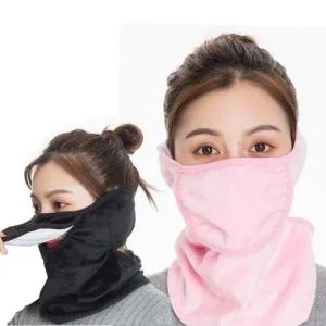 남녀 공용 넥워머 귀마개 겸용 오픈형 겨울 방한 퍼목도리 페이크퍼 겨울넥 털목도리 자석