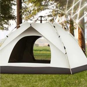 원터치텐트 2컬러 4인용텐트 캠핑 설치가 피크닉 쉬운