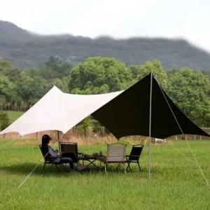 방수천 타프 가림막 암막 렉타 캠핑 차박 대형 육각 헥사 어닝 그늘막