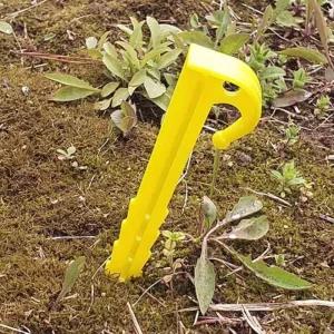 아웃도어 보조 1개 플라스틱 텐트핀 휴대용 고정 캠핑 가벼운 텐트 야외