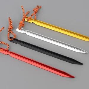 메탈 1p 야외 고정 글램핑 견고한 낚시 텐트핀 캠핑 등산 텐트 스틸