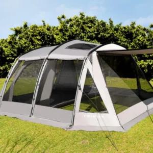 간단 캠핑 5인용 터널형 그늘막 설치 텐트