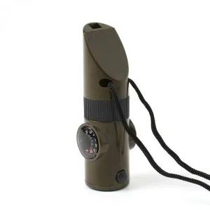 LED 생존용 호루라기 나침반 반사경 호신 도구