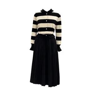 [레코브]니트배색 원피스 LC31EXOP542X