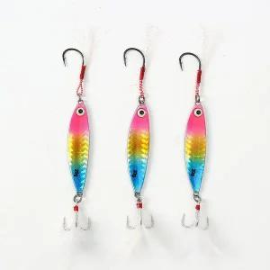 유혹 메탈 지그 3p세트 20g 바이브 갈치 루어 미끼