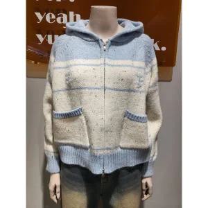 갤러리아 [바인드]샌드팝꽃집업 후드니트집업가디건(DIFW1-WSC053)