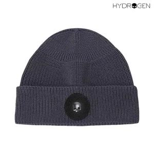 [하이드로겐]공용 스컬패치비니 H31E4CP201_GY_s