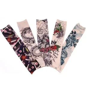 [마이모노샵] 분장 공연 소품 촬영 문신 타투 신축성 팔토시 5개