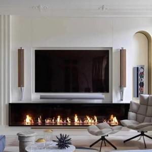 투야 와이파이 스마트 버너 카민 전기 직사각형 바이오 에탄올 화로 벽난로 스토브 리모컨