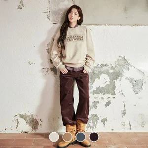 지오다노 415966 노정의 브러시드 와이드 코듀로이 팬츠1955676