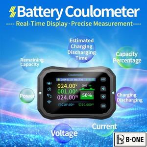 JUNCTEK 양방향 KM-F 시리즈 와이파이 원격 RV 쿨롱 계량기, 전기차 납산 리튬 배터리, KM110F, 100-600A