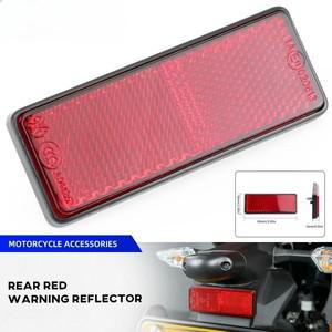 범용 바이크 오토바이 경고 보드 직사각형 반사경 후면 펜더 스티커