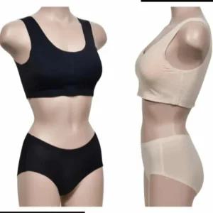 [라일리여성언더웨어] Rly 캡내장 심리스 브라팬티 세트 스포츠브라셋트 여