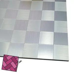 두꺼운 월타일스티커 WJ12 메탈 바둑판 데코타일 WFKNLHQ