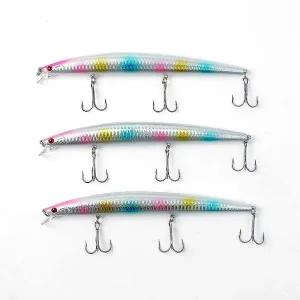 [셀러에이드]바다낚시 플로팅 미노우 루어 3p세트 방어 농어 18cm