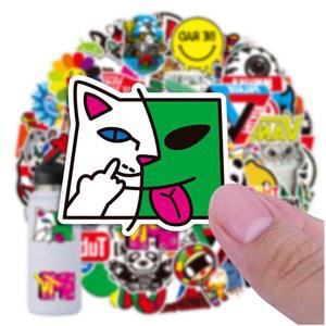 100Pcs 수하물 노트북 기타 전화 일기에 대 한 멋진 Hypebeast 스케이트 보드 스티커 방수 낙서 비닐 데