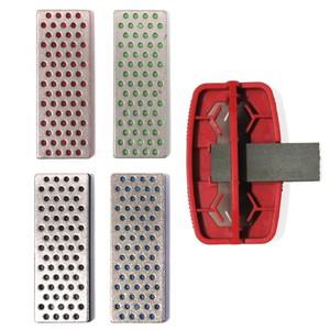 4pcs 스노우 보드 스키 엣지 베벨 튜닝 키트 숫돌 240/360/500/1000 그릿 블레이드 파일 폴리싱 도구