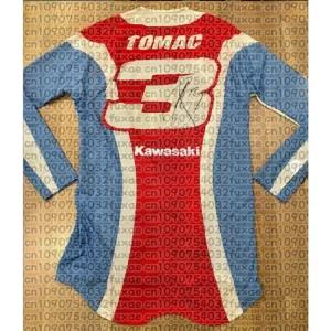 클래식 셔츠 여름 저지 티 긴 오토바이의류 소매 야외 최신 사키 모로스 싱 상의 성인용 루즈