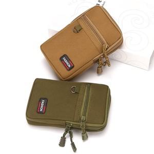 휴대용 전화 파우치 벨트 허리 가방 나일론 7 인치 지갑 야외 캠핑 사냥을위한 내마모성 경량