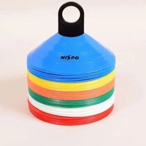 [셀러에이드]50개 축구 니스포 접시콘 라운드 체육 훈련콘