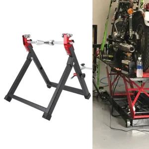 휠밸런스 오토바이 휠 밸런서 스탠드 스틸 트루잉 스포츠 먼지 자전거 접이식 안정성