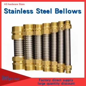 스텐주름관 파이프 배관 스틸 중앙 에어컨 벨로우즈 이중 외부 와이어 금속 호스 DN15 2025 20mm 25mm 32mm