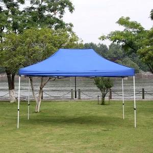 [골드스마일]접이식 캐노피 천막 300x400cm 행사용 그늘막 블루