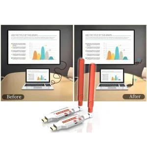 무선미러링 4K 150m 무선 HDMI 비디오 송수신기 TV 스틱 디스플레이 어댑터 동글 카메라 PC 모니터 프로젝