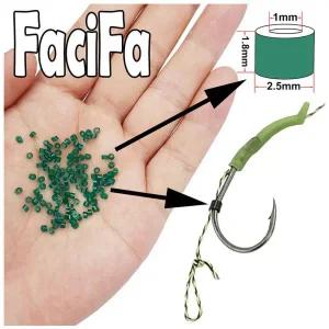 미끼고무줄 잉어 낚시 헤어 장비 고무 튜브 스몰 실리콘