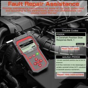 자동차진단기 게이지 스캐너 OBDII EOBD 오류 지우기 ELM 327 OBD2 리더 자동차 엔진 V410 진단