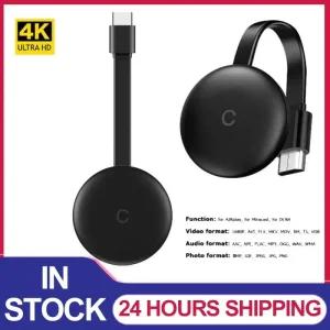 무선미러링 G12 TV 스틱 4K HDMI 호환 WiFi 무선 디스플레이 동글 Airplay 프로젝터 모니터 수신기 어댑터