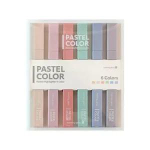 모닝글로리 5000 파스텔 형광펜 6색 세트