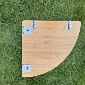 IGT 확장 보드 사이드 테이블 상단 대나무 3/4 유닛 왼쪽/오른쪽 코너 플레이트 액세서리