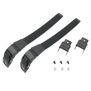 프로 대나무 주방 세트 인라인 스케이트 스트랩 교체 2개 나사 스냅 톱니 클립 롤러 블레이드 블랙 쿼드 스케이트용