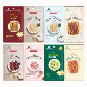 네츄럴코어 치즈브림 요구르트 딸기 비프 베지 강아지간식