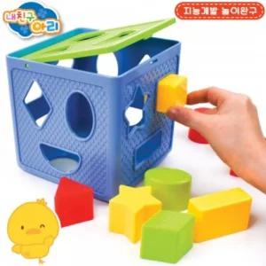 내친구아리 큐브 도형 놀이 ar-1106 퍼즐 블럭 블록 끼우기끼우기 어린이교구 끼우기 끼우기장난감
