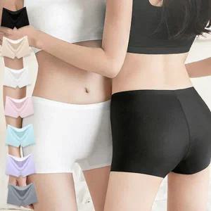 여자 드로즈 팬티 무봉제 심리스 데일리 여성 사각 팬티 언더웨어 속바지