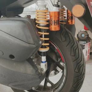 오토바이 커스텀 올린즈 가스쇼바 쇼바 옐로우 바이크