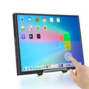 터치 모니터 고화질 2.5k 10인치 휴대용 와이드 노트북 블랙 보조 포터블