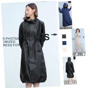 남여공용 우비 자켓형 후드 캠핑 남여공용 레인코트 비옷 트렌치 등산