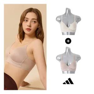 아디다스 퍼포먼스 여성 노와이어 브라 2세트 택일 107910