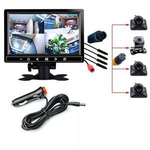 주차 카메라 후방 사이드 측면 소형 어라운드 자동차 측후방 모니터 상하 엑스뷰 5인치 우측