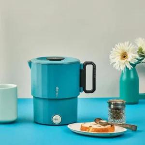 도무스 휴대용 라면 포트 캠핑 여행 110V 겸용 그린