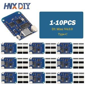 1-10PCS WEMOS D1 Mini 호환 V4.0.0 TYPE-C WIFI 사물 인터넷 보드 기반 ESP8266 Arduino 용 4MB LOLIN 12C
