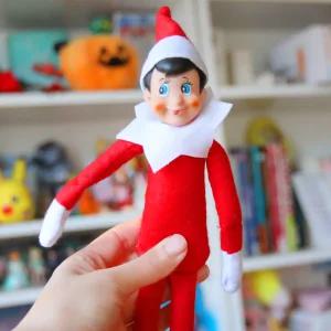 THIS IS ELF 크리스마스 엘프 빈티지 인형 30cm (레드)