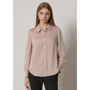 [쉬즈미스]SHESMISS)] 글로시 새틴 카라 셔츠 (택가격:168000원)